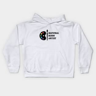 Natural Born Artist Kids Hoodie